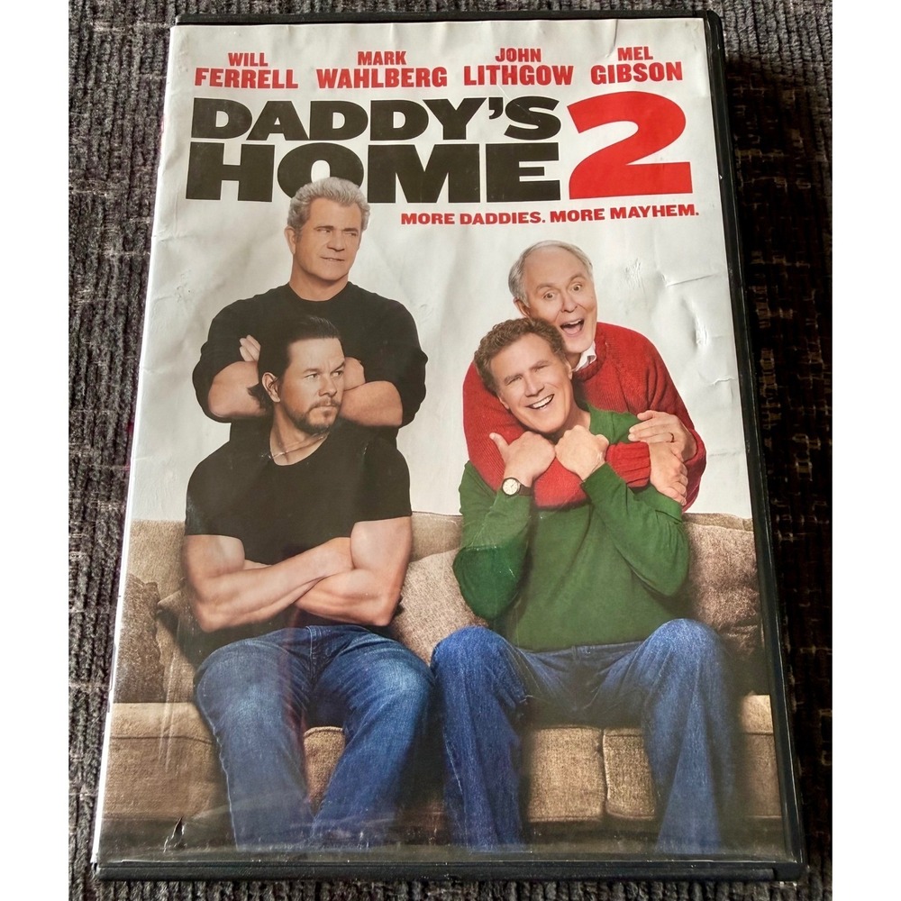 Paramount Daddy's Home 2 DVD Movie PG-13 Color 2017 Comedy Excellent